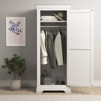 Chantilly Warm White Single Wardrobe