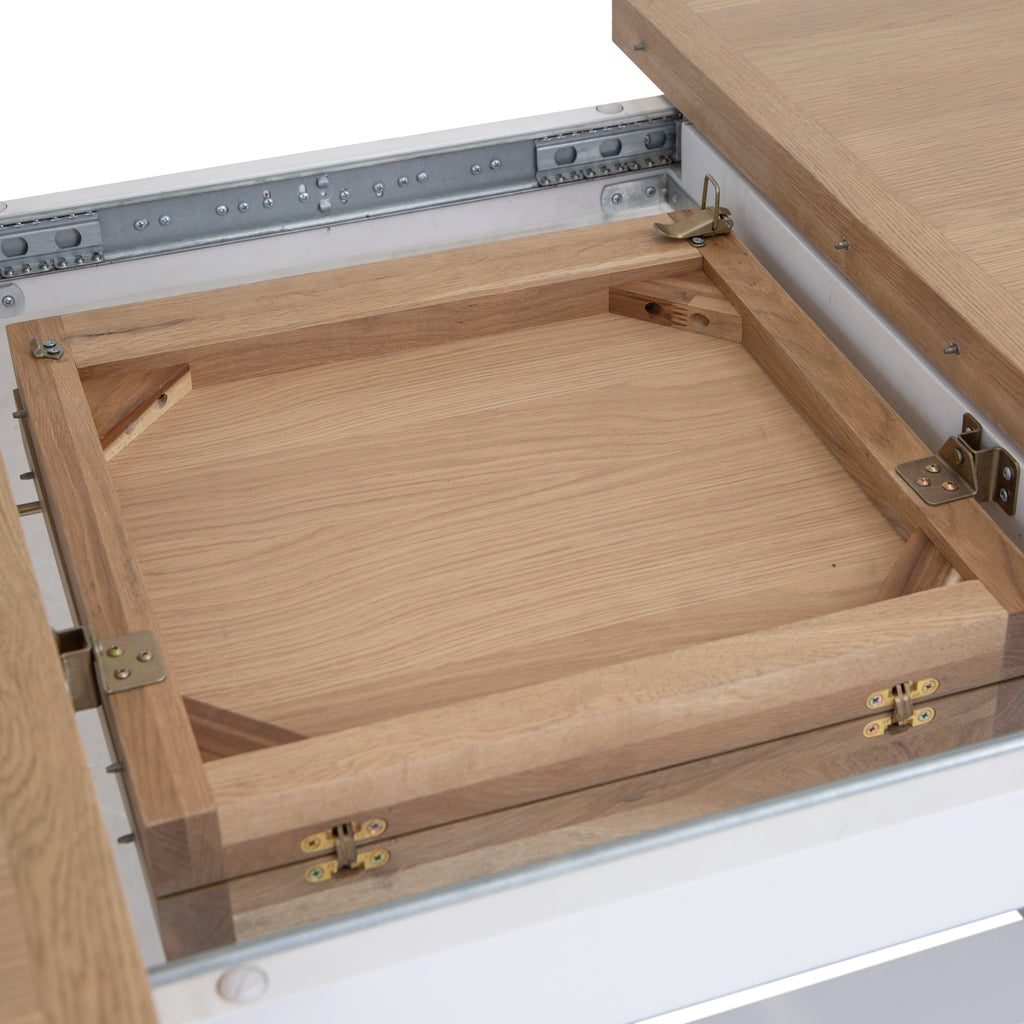 Clover Painted Extending Dining Table (1.6 m-2.1 m)