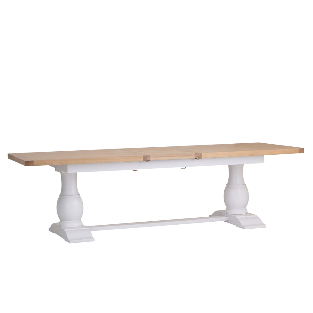Clover Painted Large Extending Dining Table (2.2 m-2.6 m)