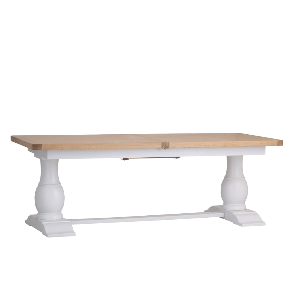 Clover Painted Large Extending Dining Table (2.2 m-2.6 m)