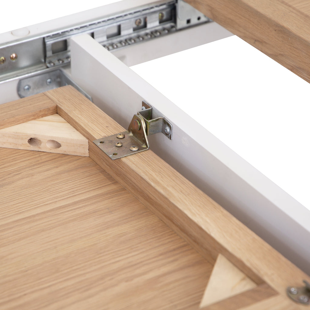 Clover Painted Large Extending Dining Table (2.2 m-2.6 m)