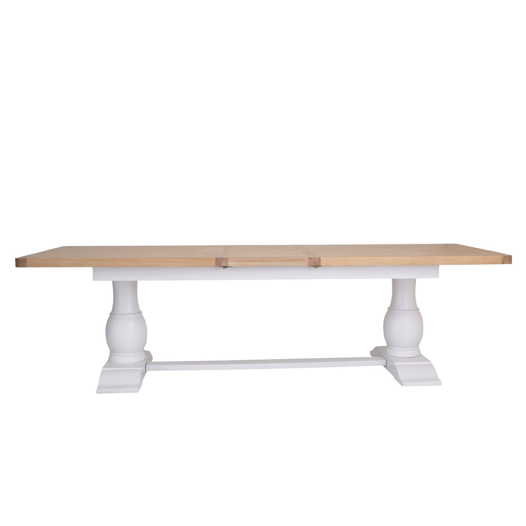 Clover Painted Large Extending Dining Table (2.2 m-2.6 m)