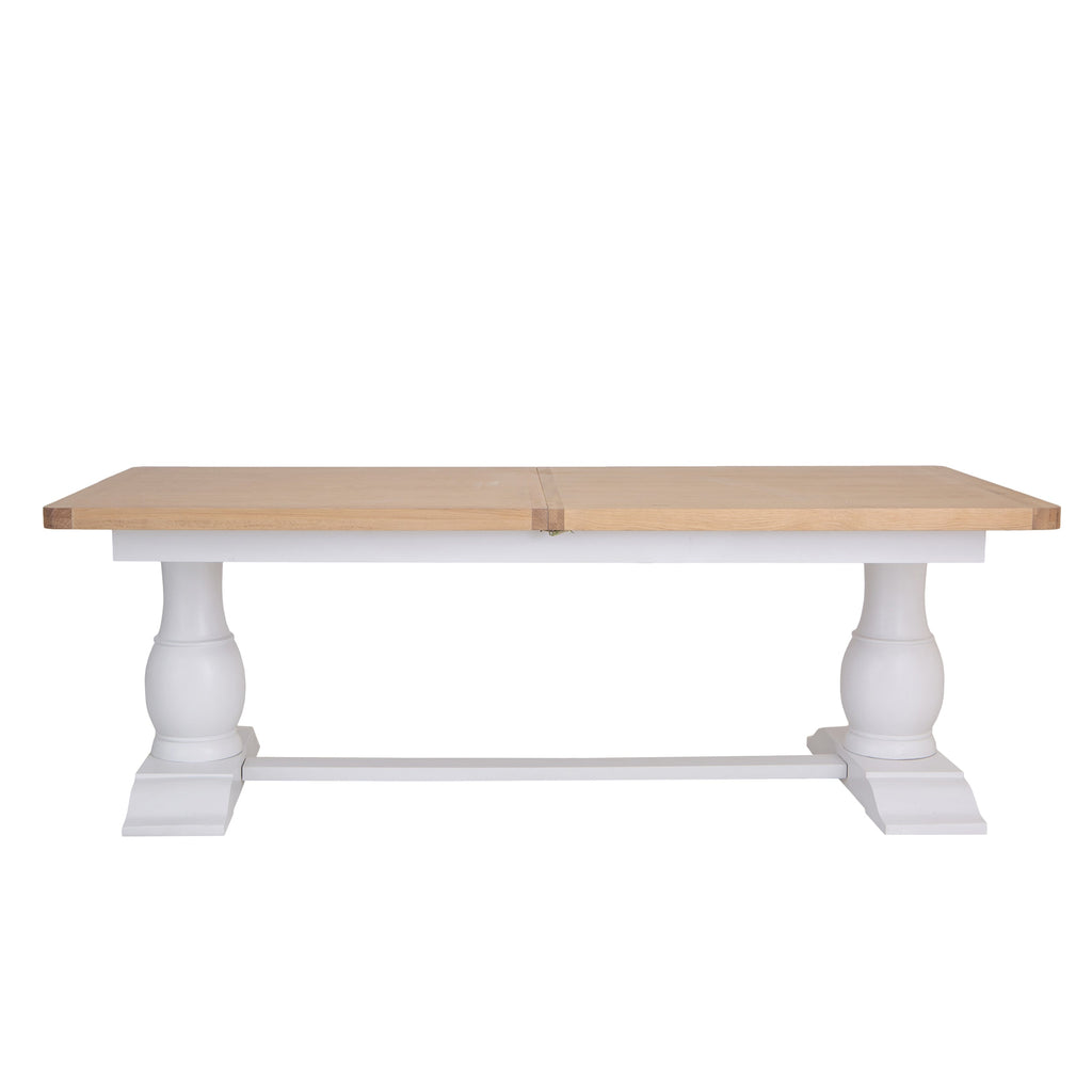 Clover Painted Large Extending Dining Table (2.2 m-2.6 m)