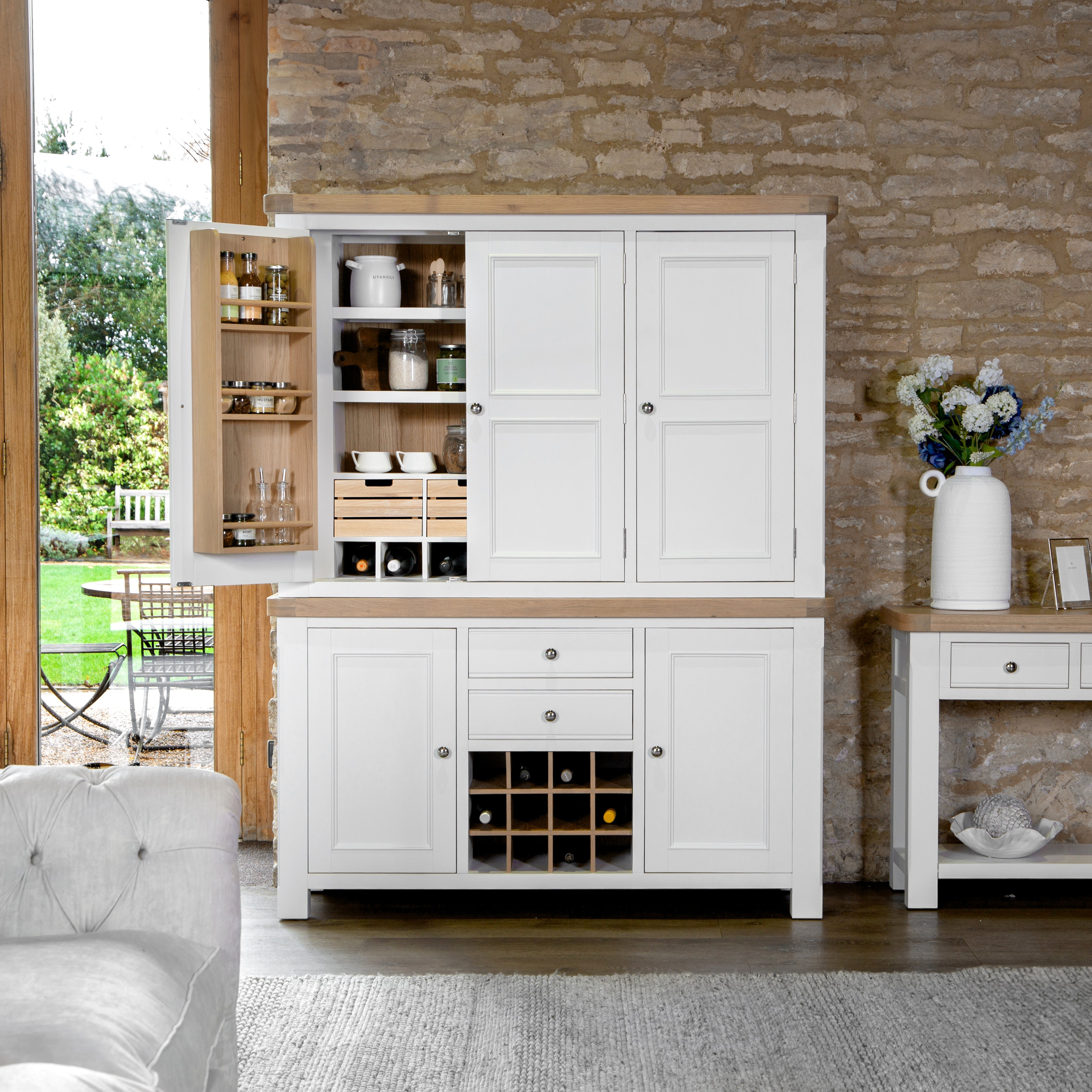 Clover Painted Triple Larder Unit