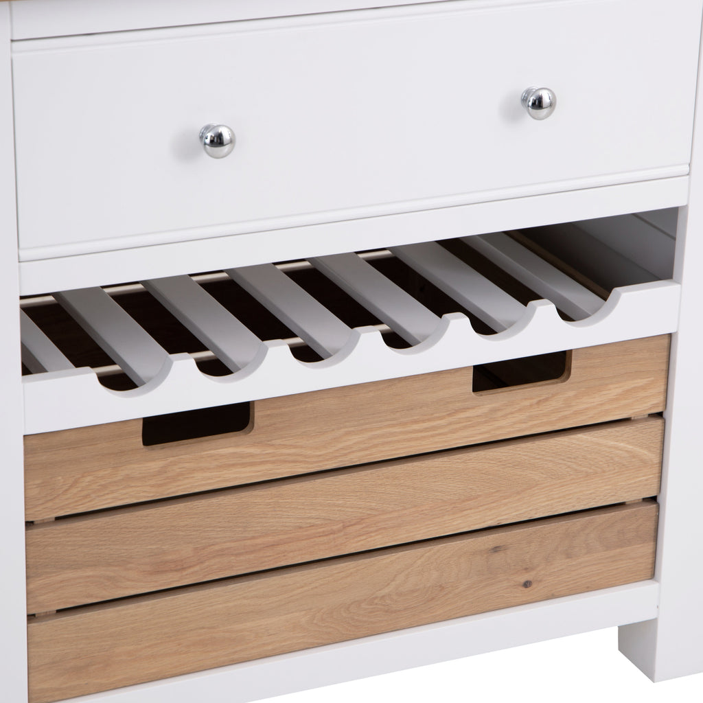 Clover Painted Small Kitchen Island