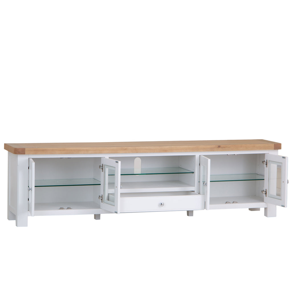 Clover Painted Large TV Unit