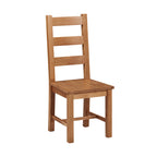Cambridge Oak Ladder Back Dining Chair | Wooden Seat