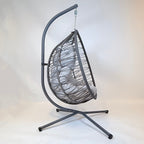Cairns Deluxe Rope Hanging Egg Chair | Grey