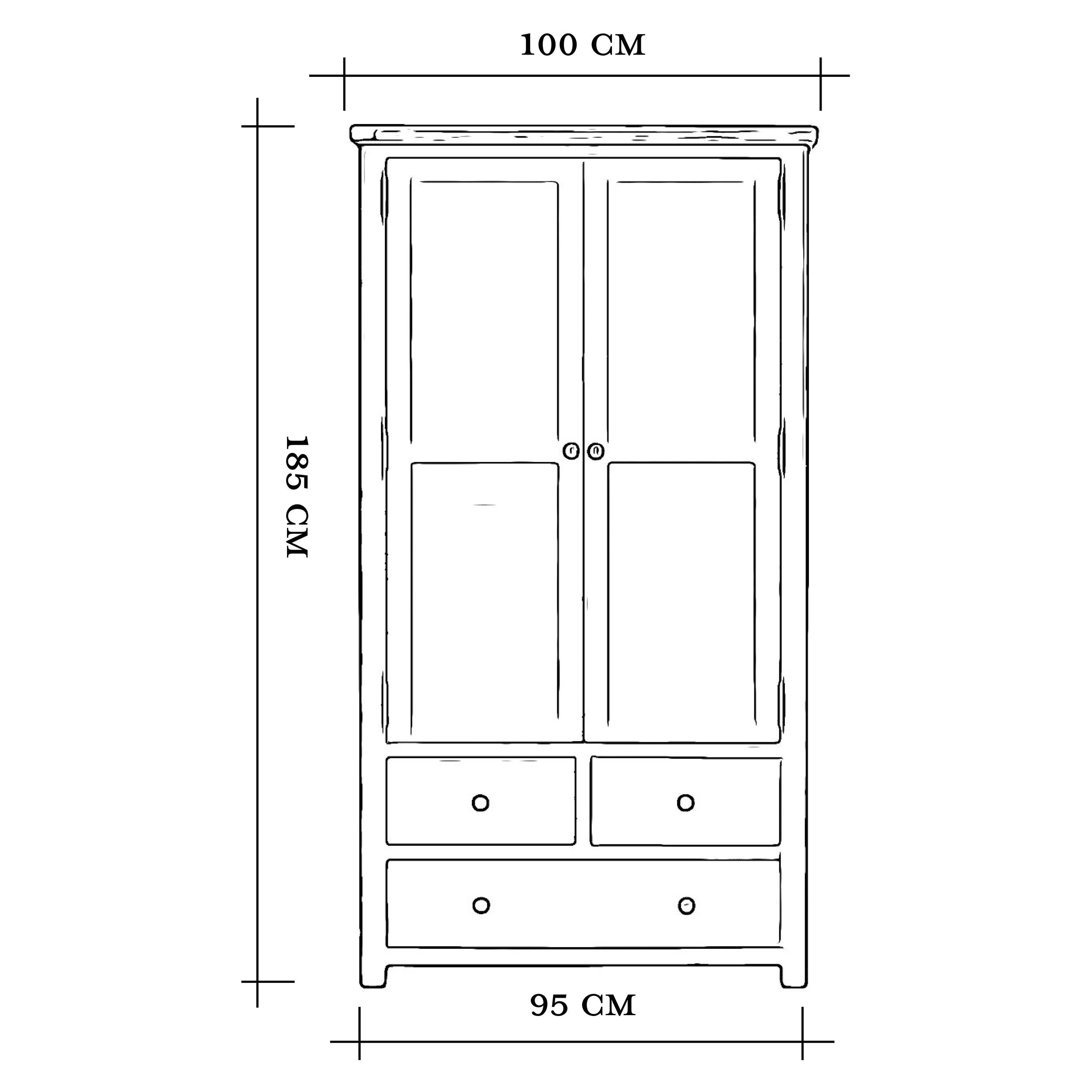 Cambridge Oak Larder Unit