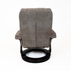 Charlton Swivel Recliner & Footstool | Khaki