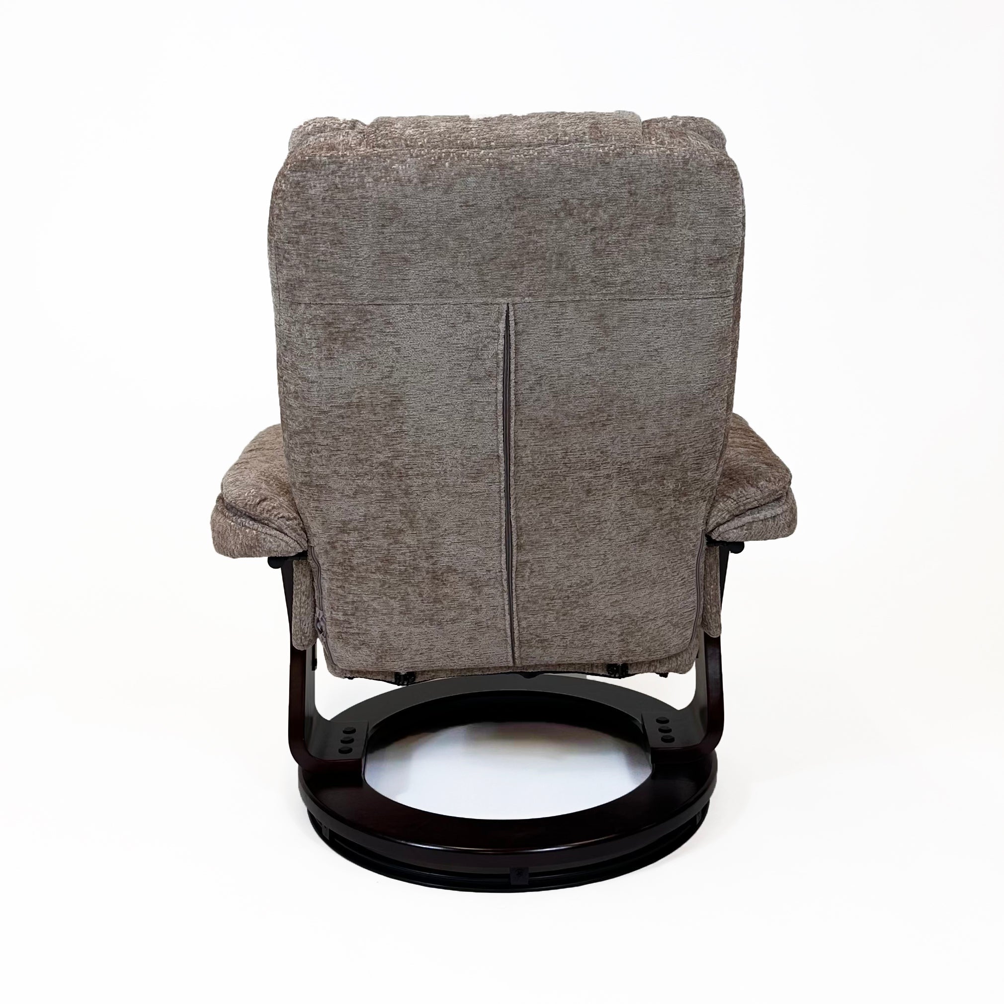 Charlton Swivel Recliner & Footstool | Khaki