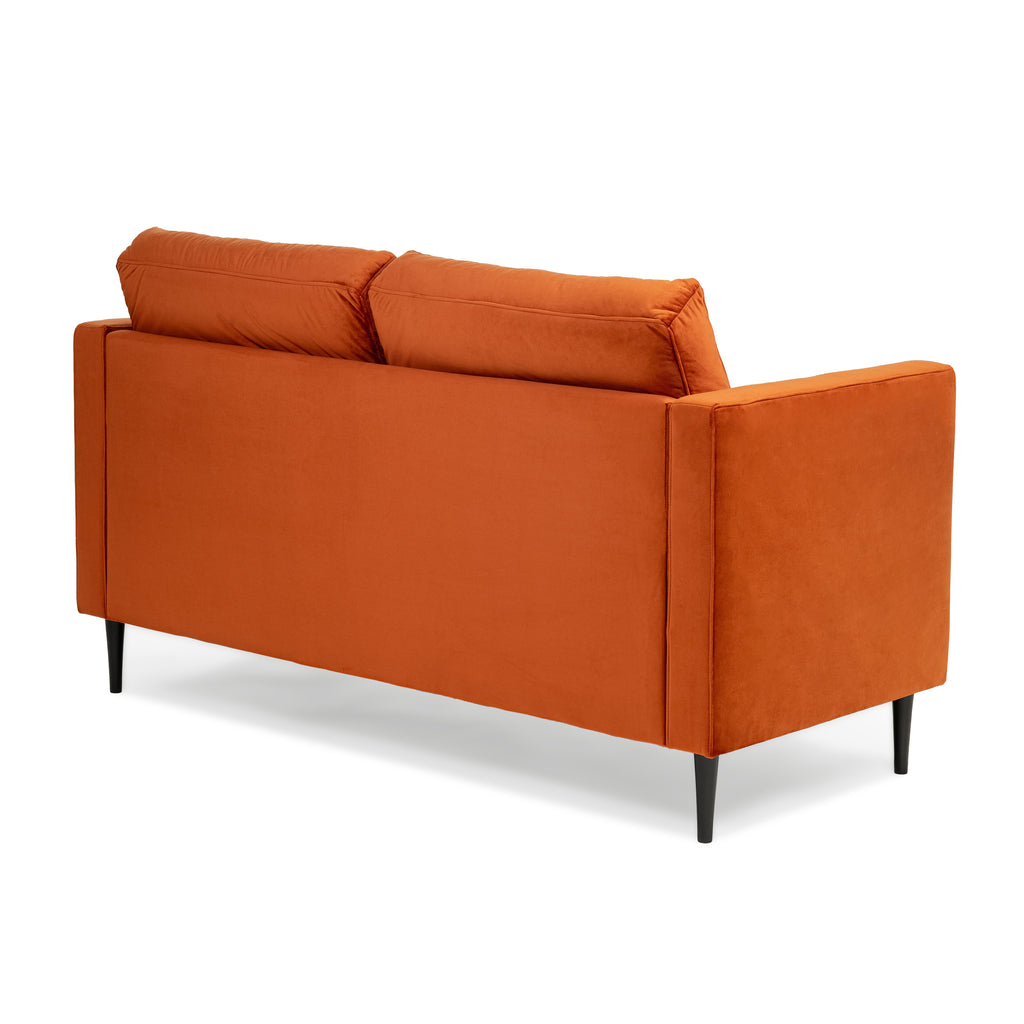Chelsea Velvet Rust 2 Seater Sofa