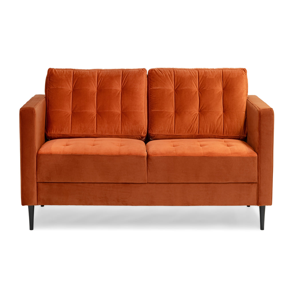 Chelsea Velvet Rust 2 Seater Sofa