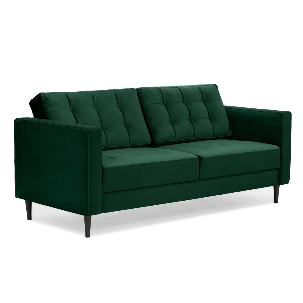 Chelsea Velvet Green 3 Seater Sofa