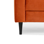 Chelsea Velvet Rust 2 Seater Sofa