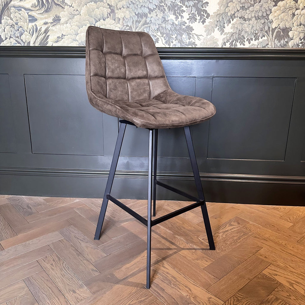 Corina Bar Stool | Taupe