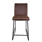 Diamond Bar Stool | Brown