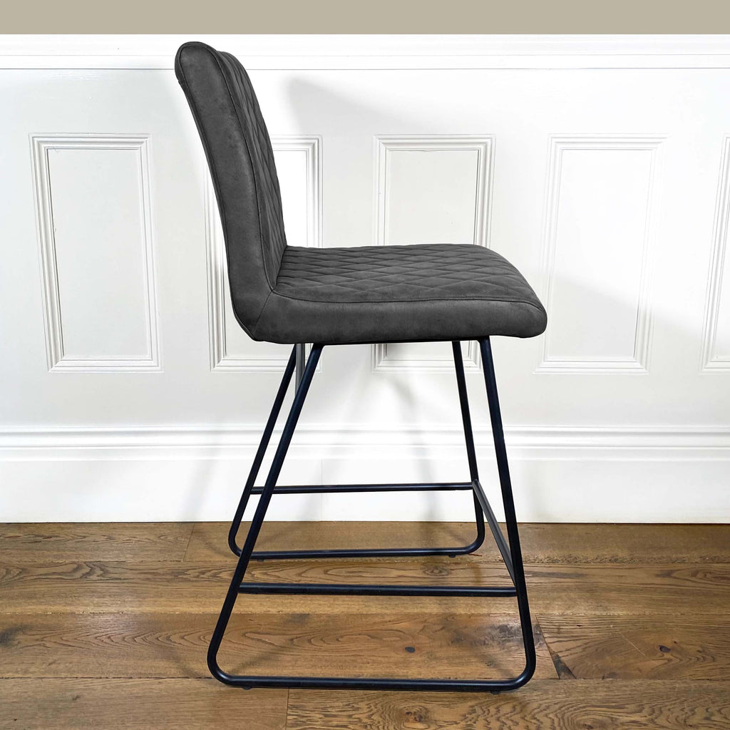 Diamond Bar Stool | Grey