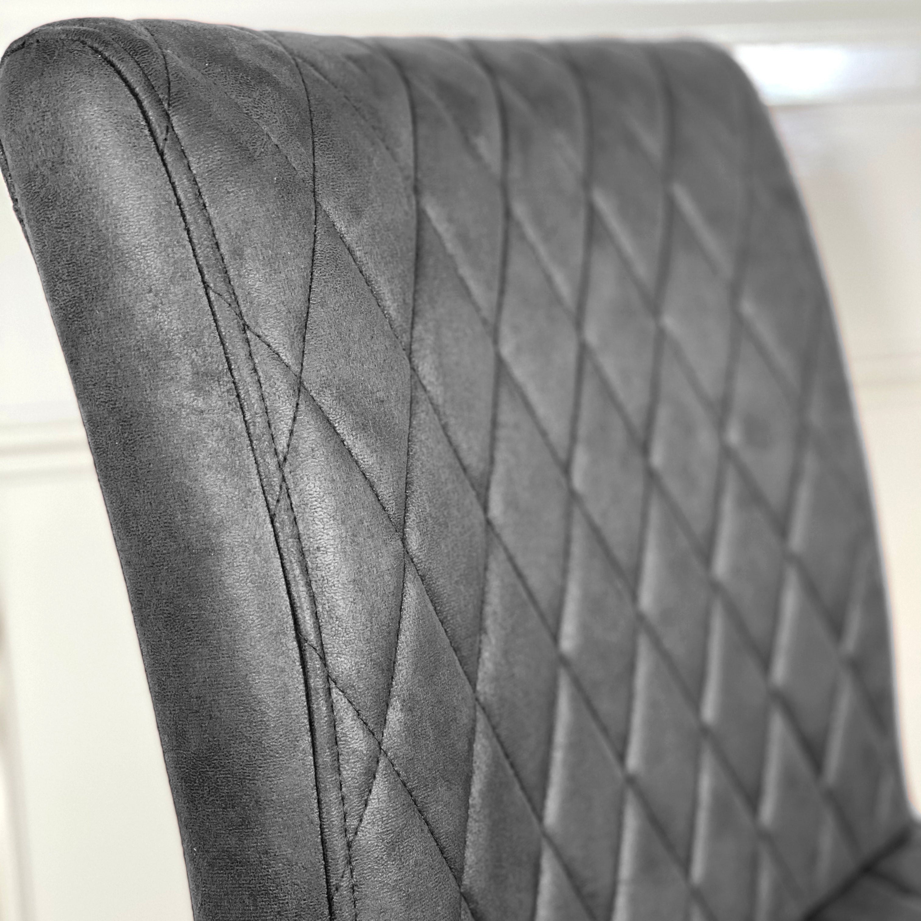 Diamond Bar Stool | Grey