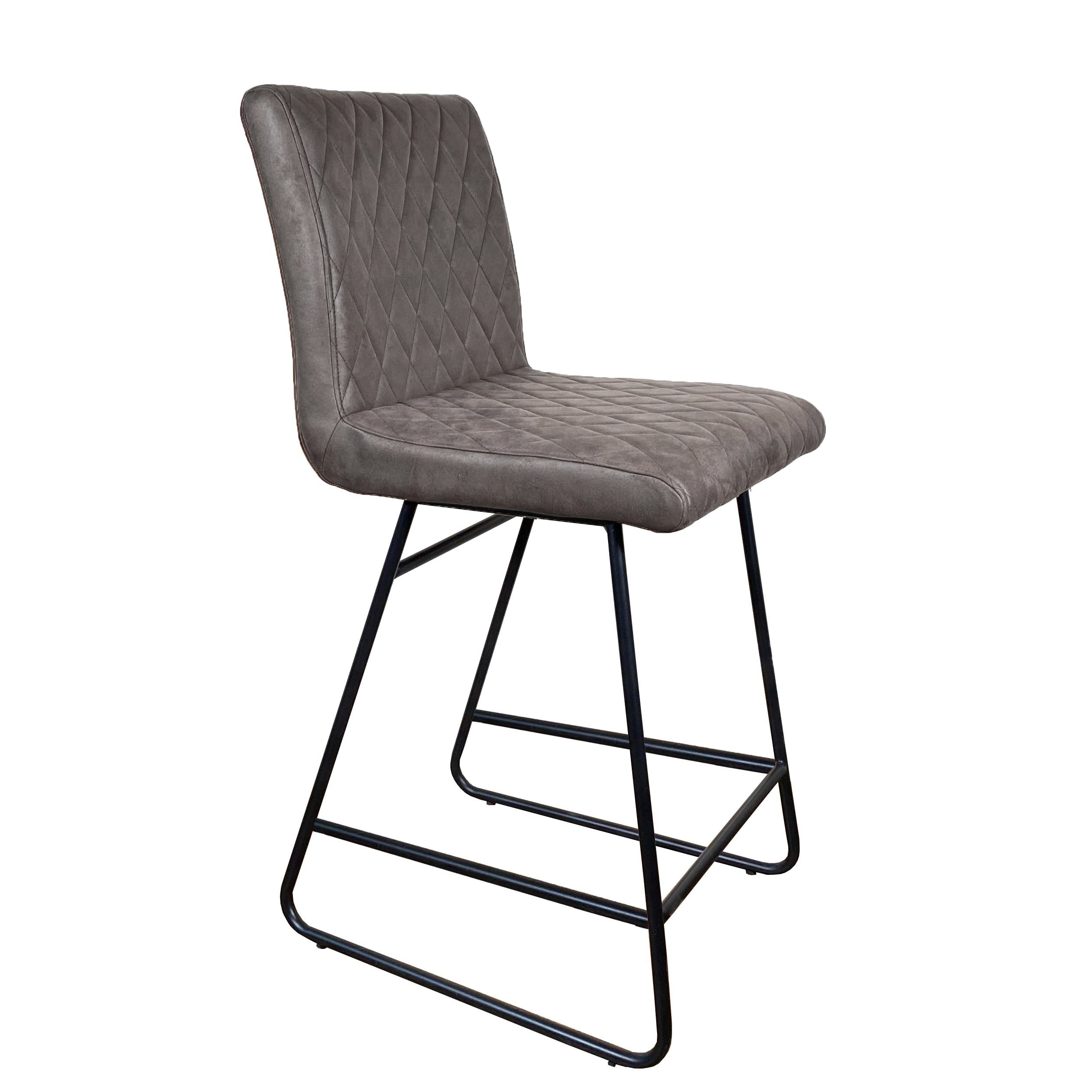 Diamond Bar Stool | Taupe