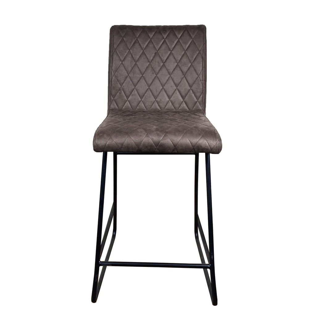 Diamond Bar Stool | Taupe