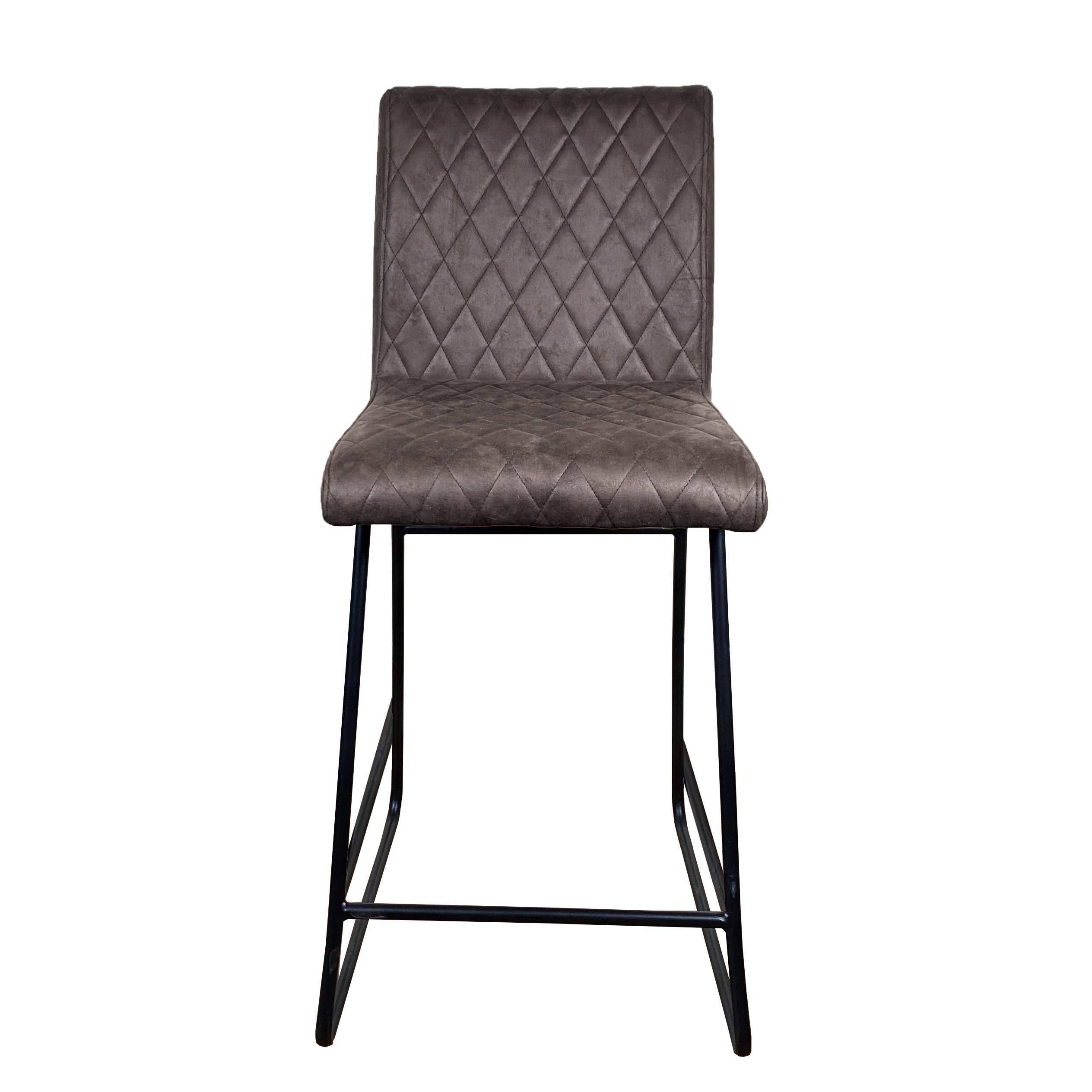 Diamond Bar Stool | Taupe
