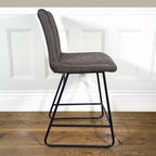 Diamond Bar Stool | Taupe