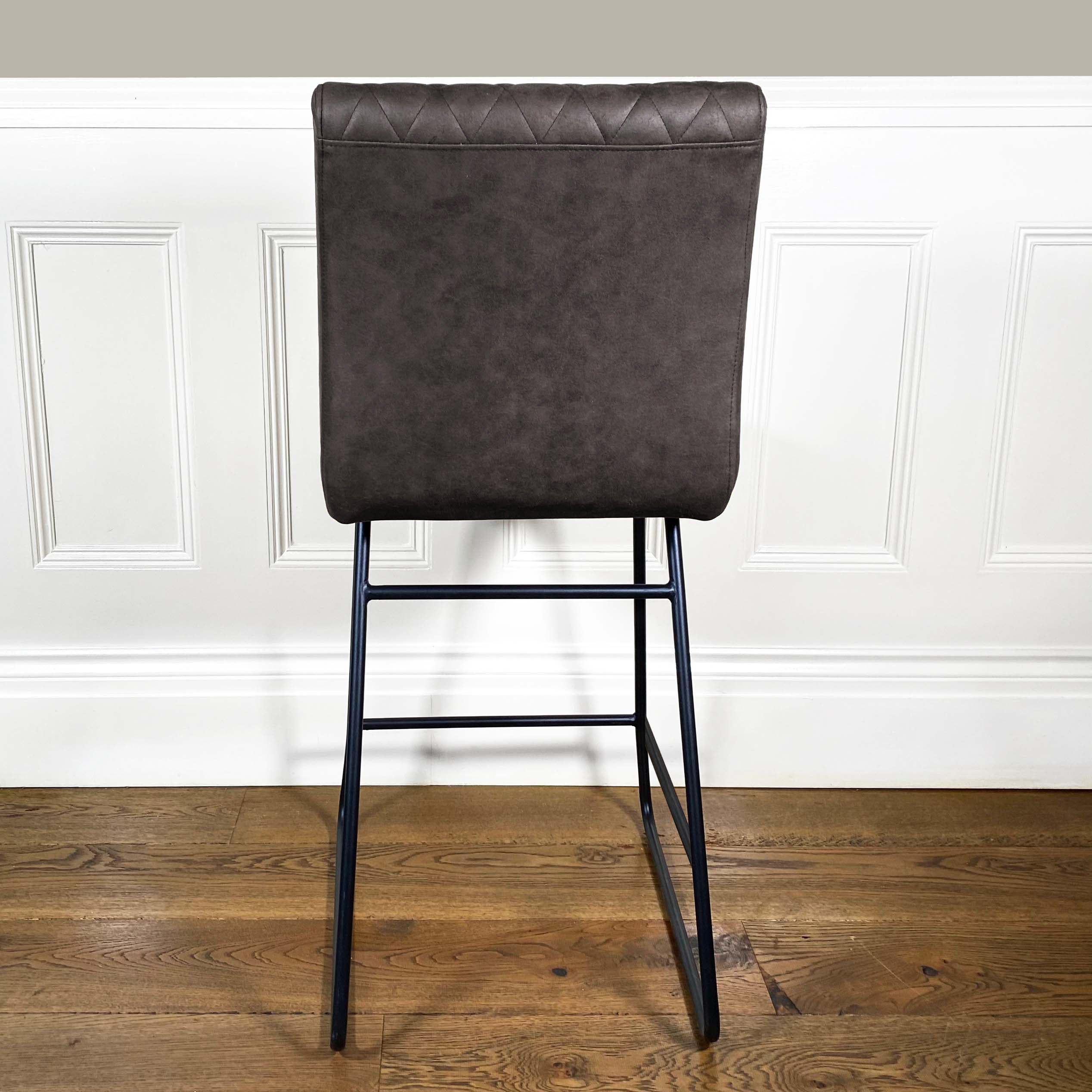 Diamond Bar Stool | Taupe