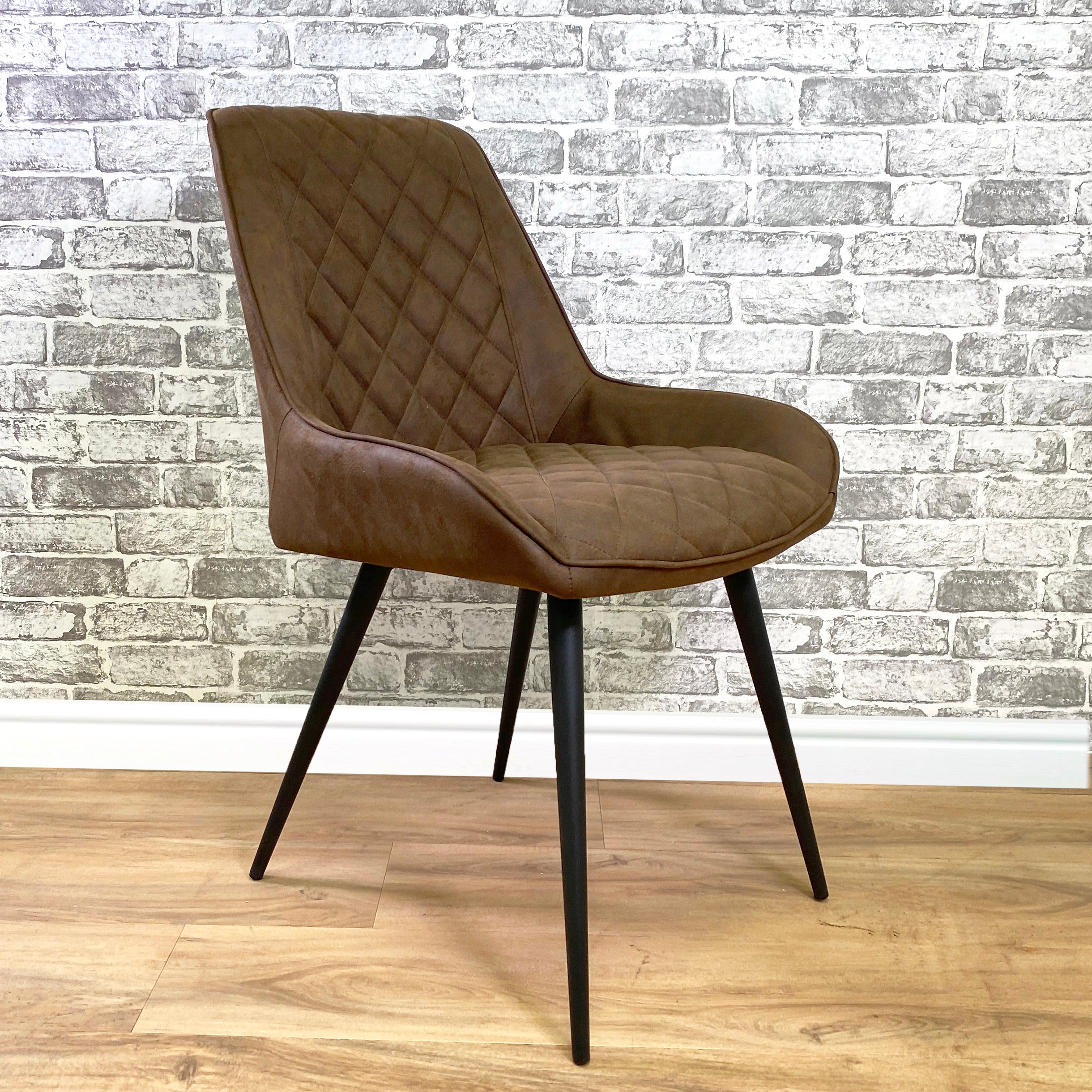 Diamond Dining Chair | Brown