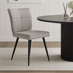 Denver Boucle Dining Chair | Smudge Grey