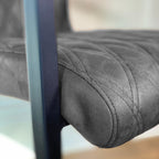 Ealing Industrial Dining Chair | Grey