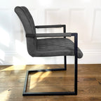 Ealing Industrial Dining Chair | Grey