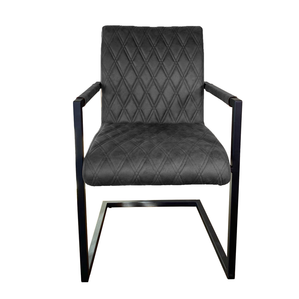 Ealing Industrial Dining Chair | Grey