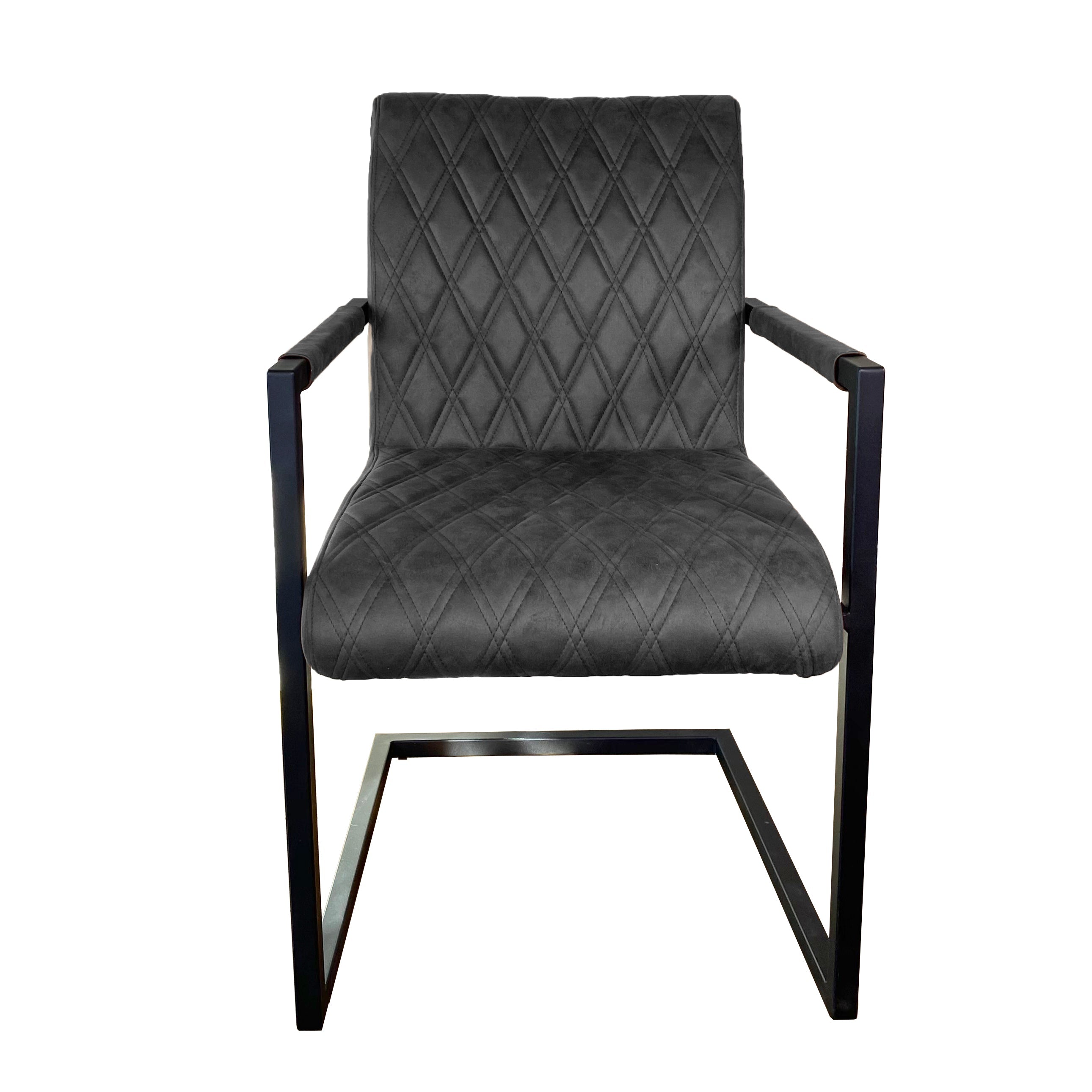 Ealing Industrial Dining Chair | Grey