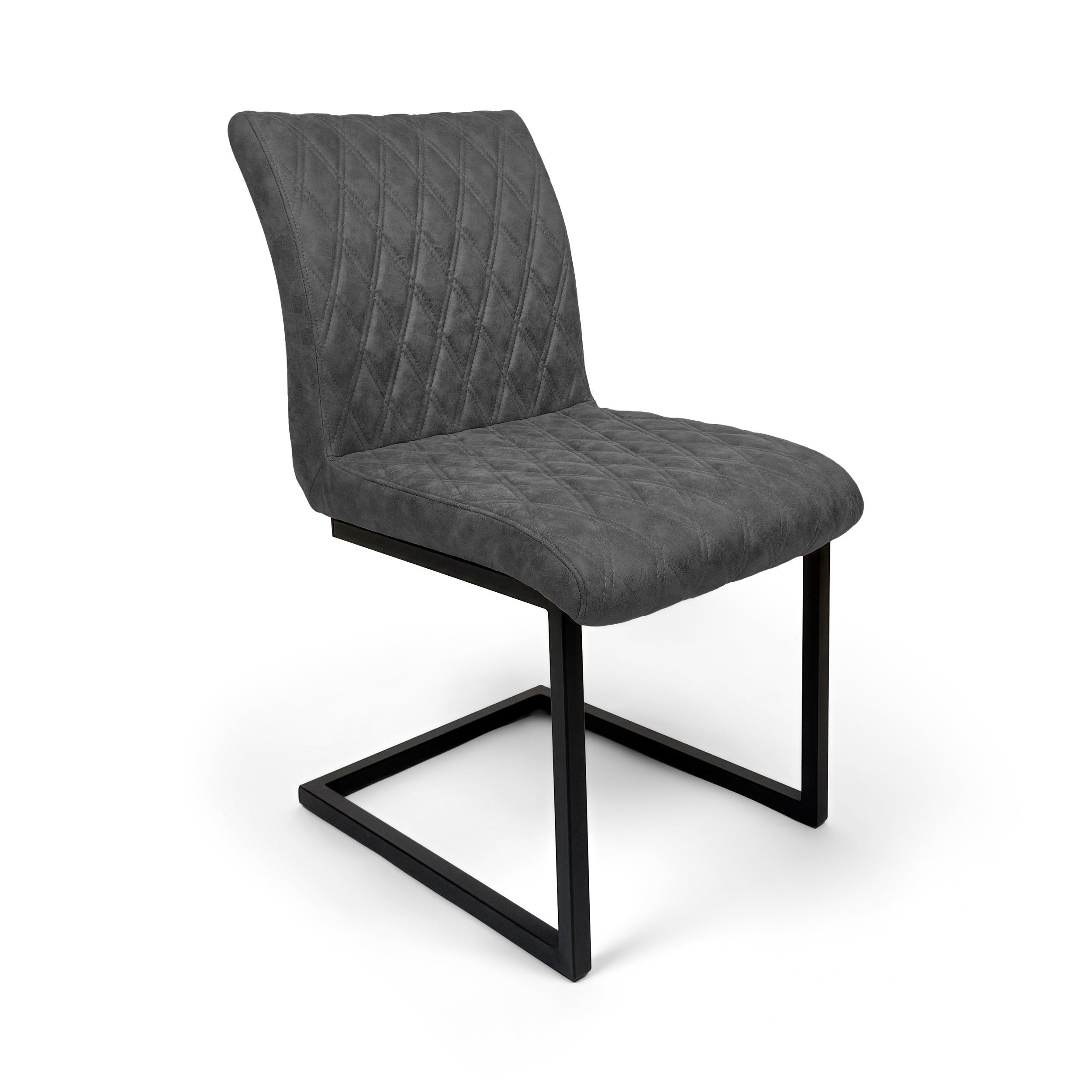 Ealing Industrial Dining Chair | Grey