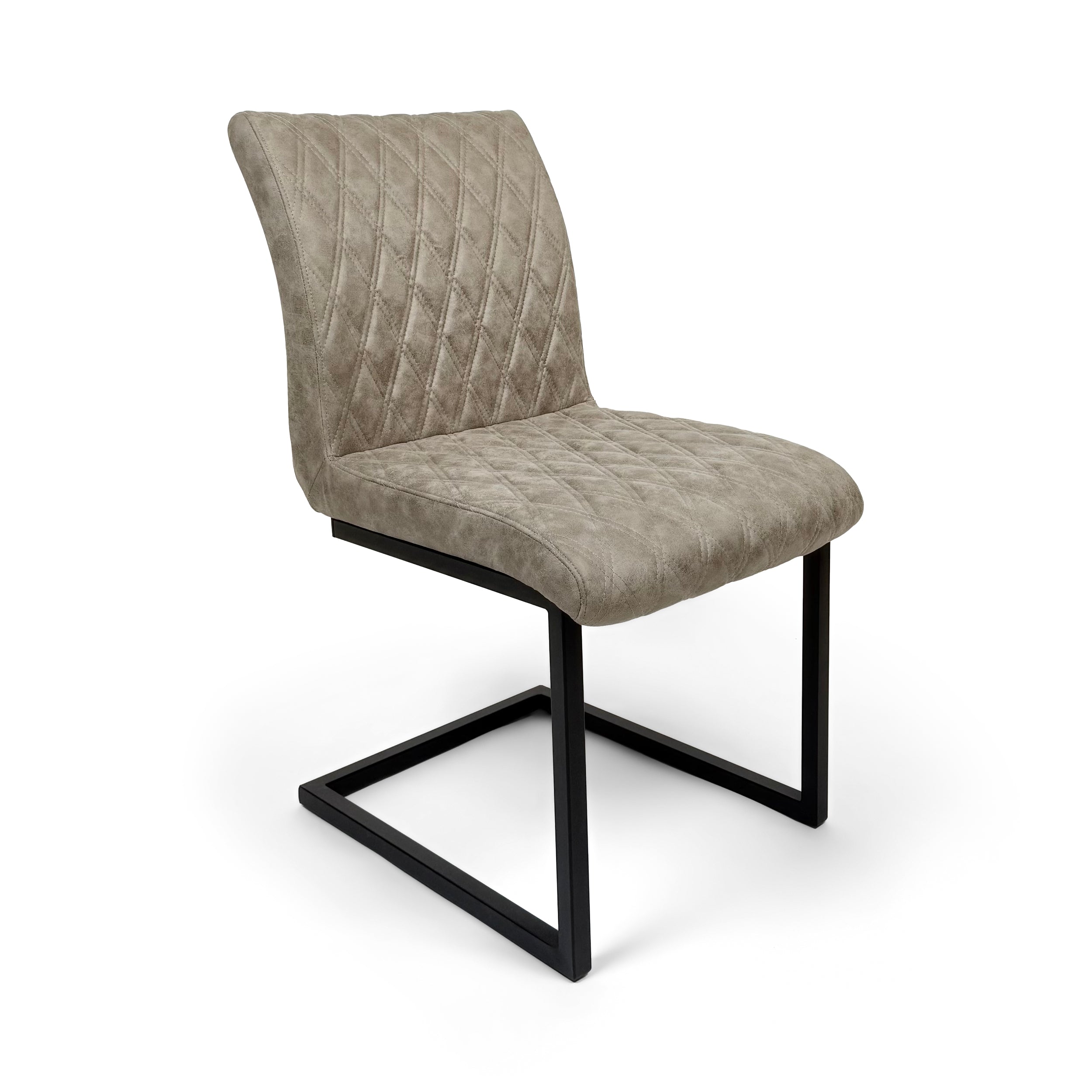 Ealing Industrial Dining Chair | Taupe