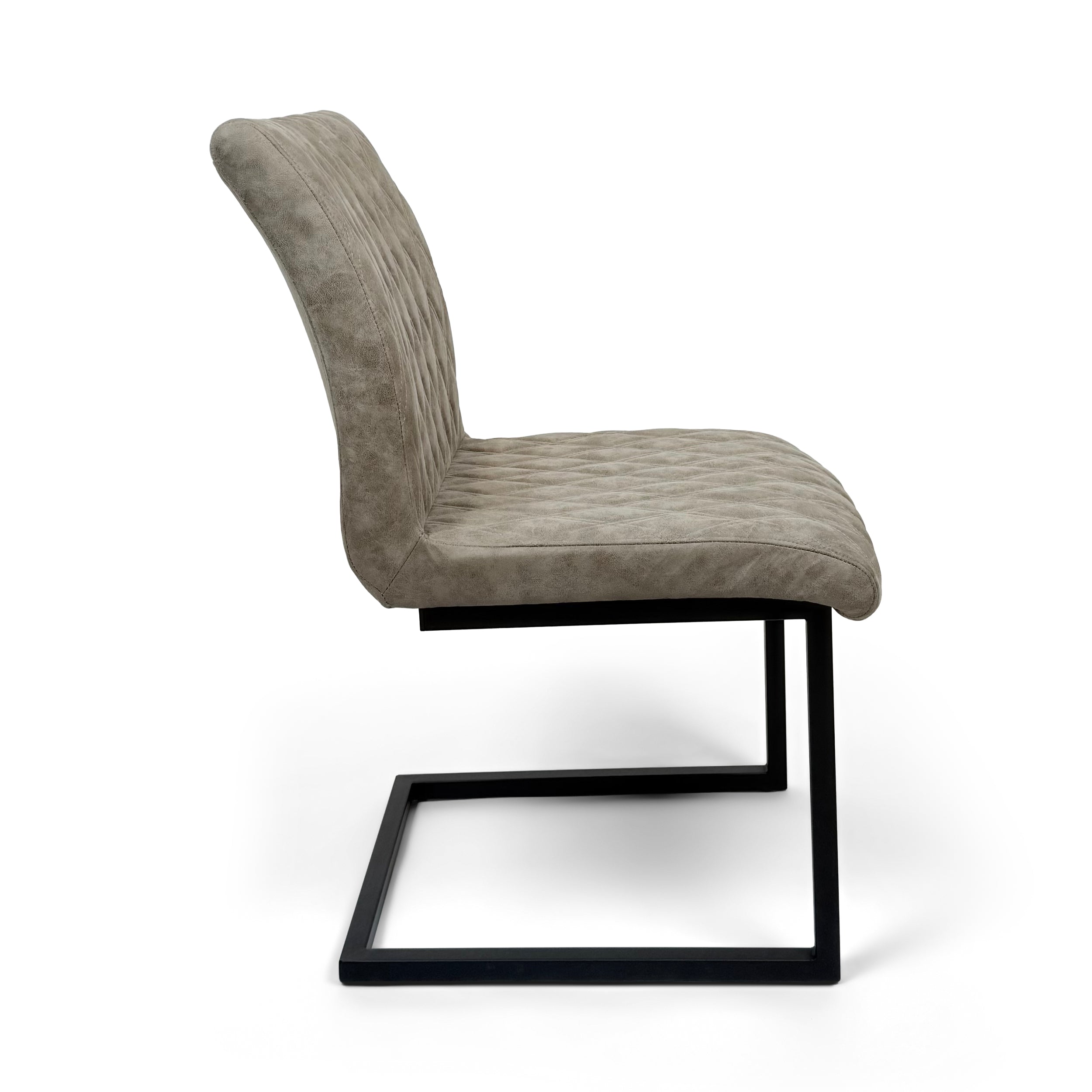 Ealing Industrial Dining Chair | Taupe