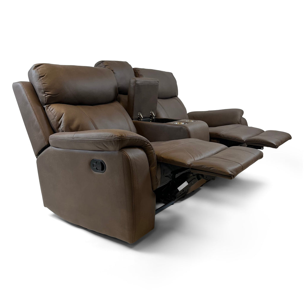 Ellena Chocolate Brown 2 Seater Sofa