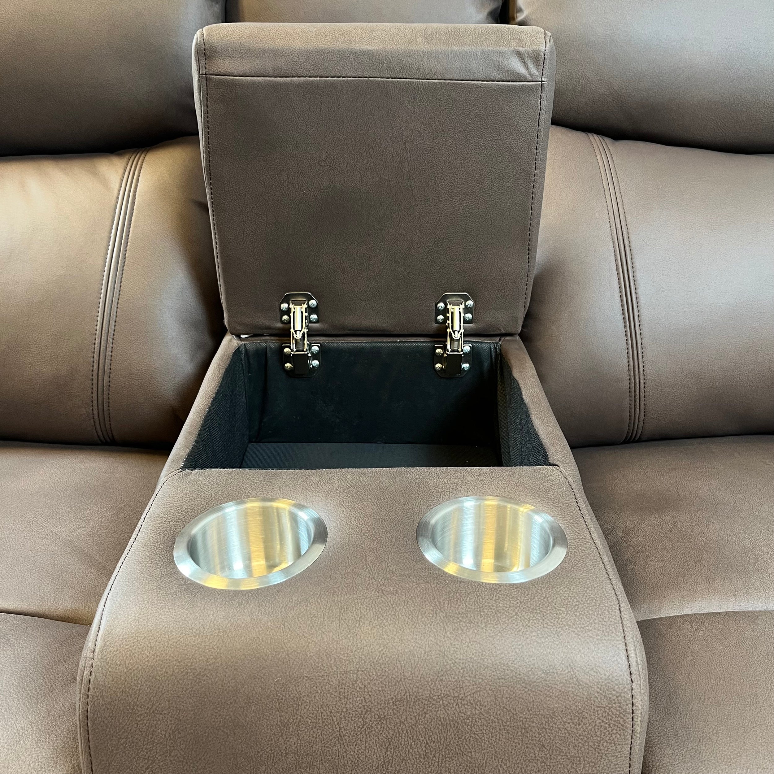 Ellena Chocolate Brown 2 Seater Sofa