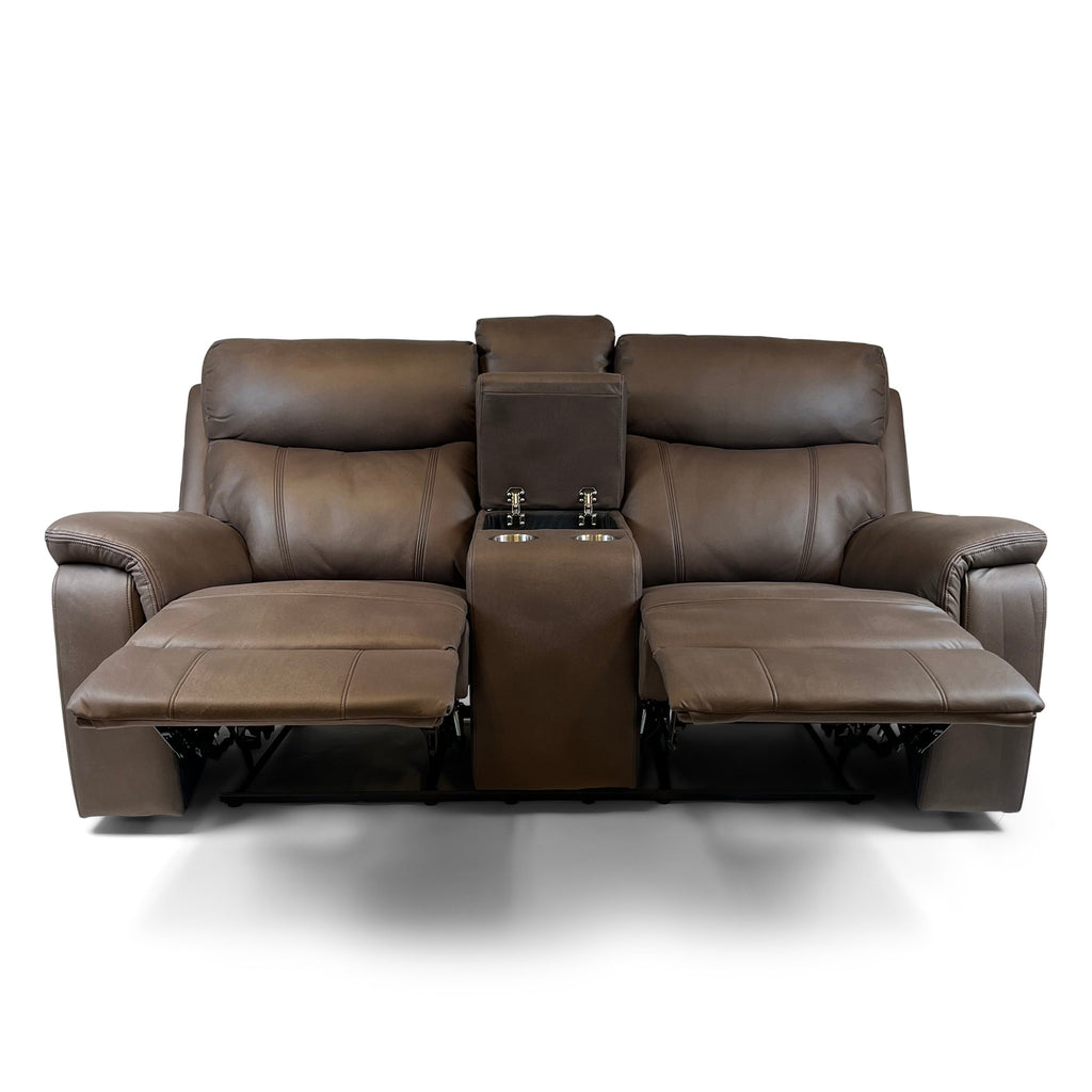 Ellena Chocolate Brown 2 Seater Sofa