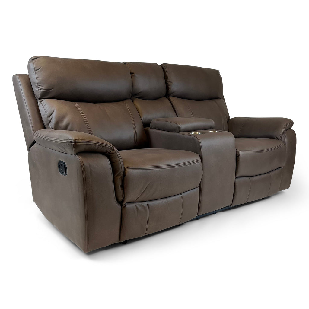 Ellena Chocolate Brown 2 Seater Sofa