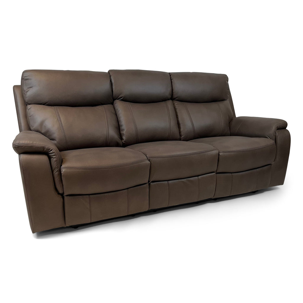 Ellena Chocolate Brown 3 Seater Sofa