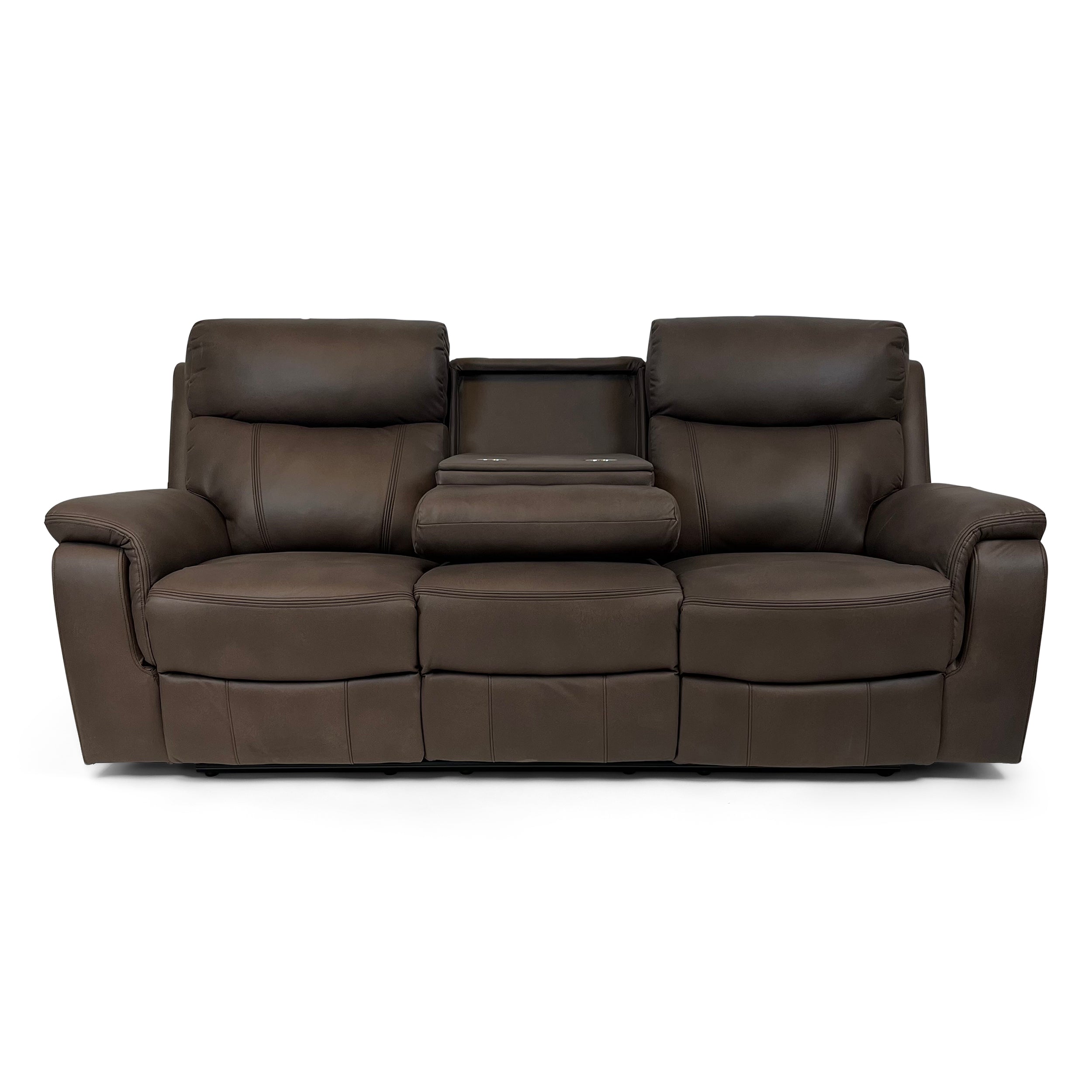 Ellena Chocolate Brown 3 Seater Sofa