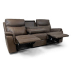 Ellena Chocolate Brown 3 Seater Sofa
