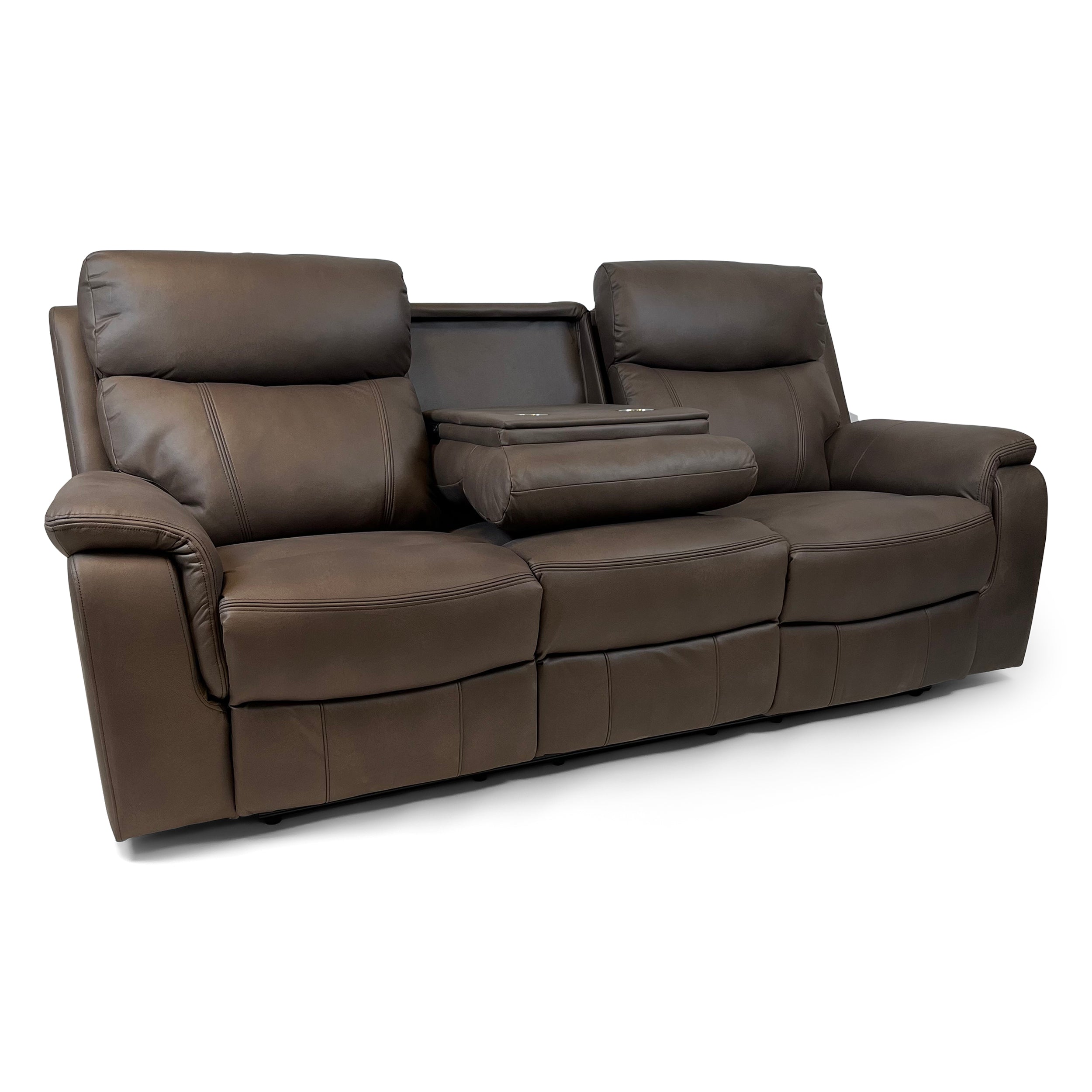 Ellena Chocolate Brown 3 Seater Sofa