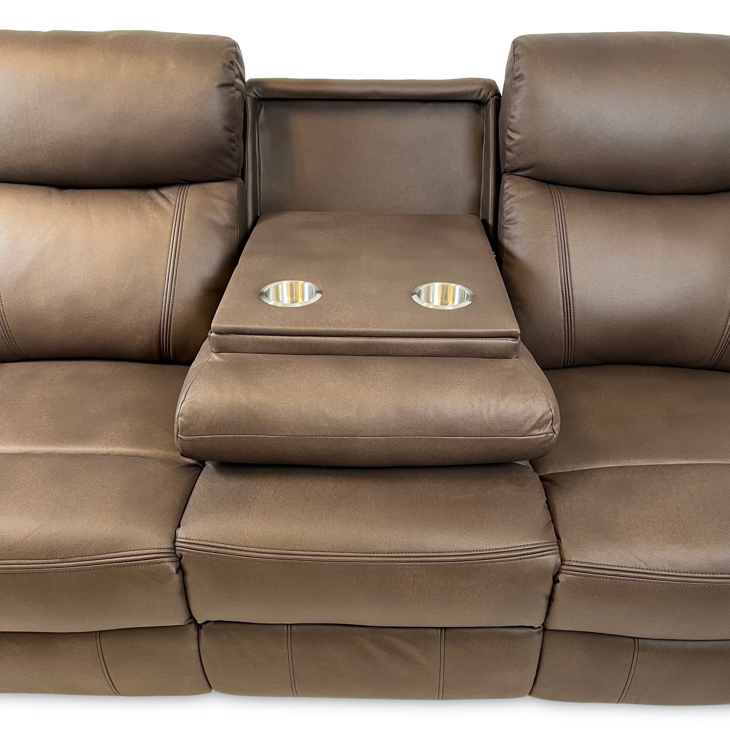 Ellena Chocolate Brown 3 Seater Sofa