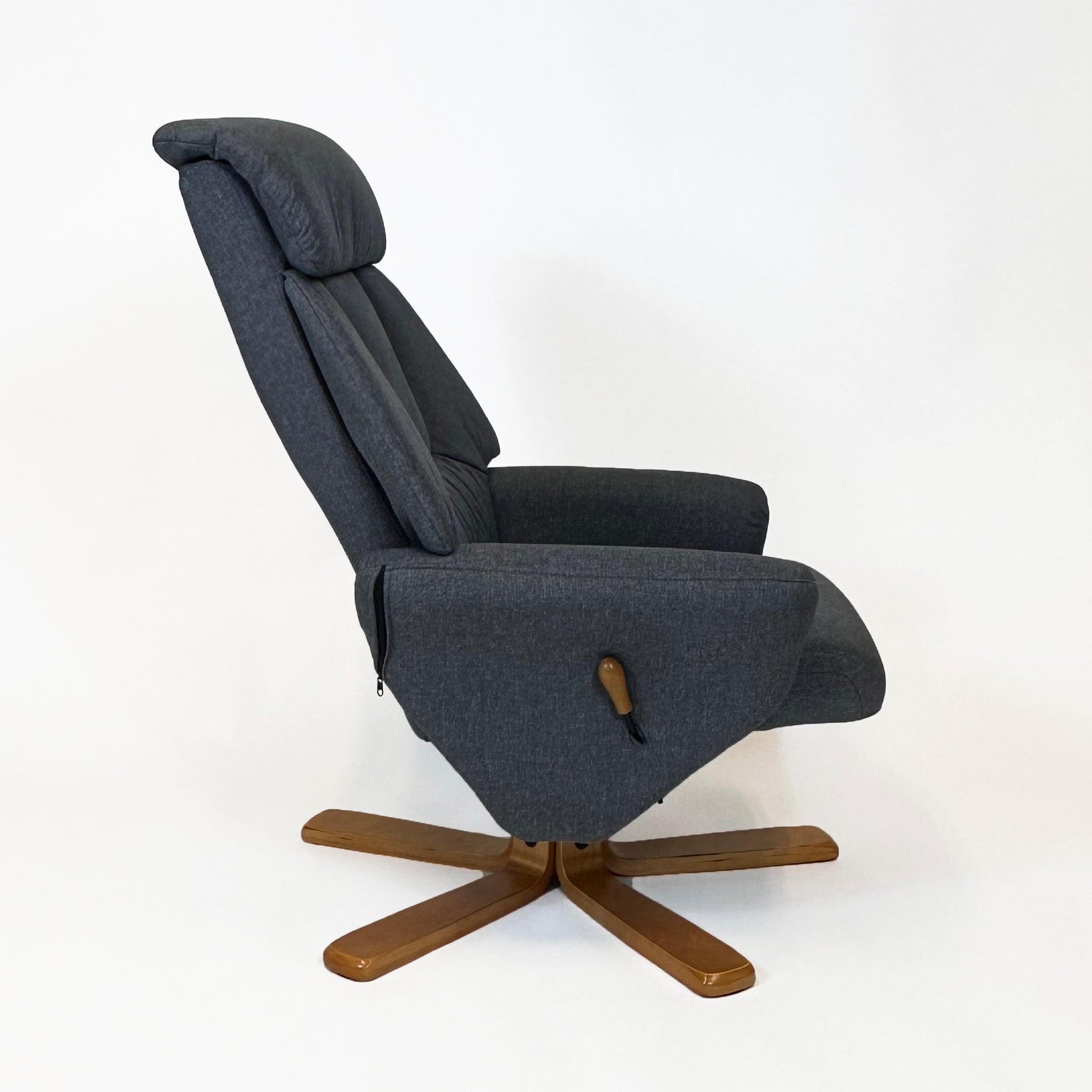 Florida Swivel Recliner & Footstool | Grey