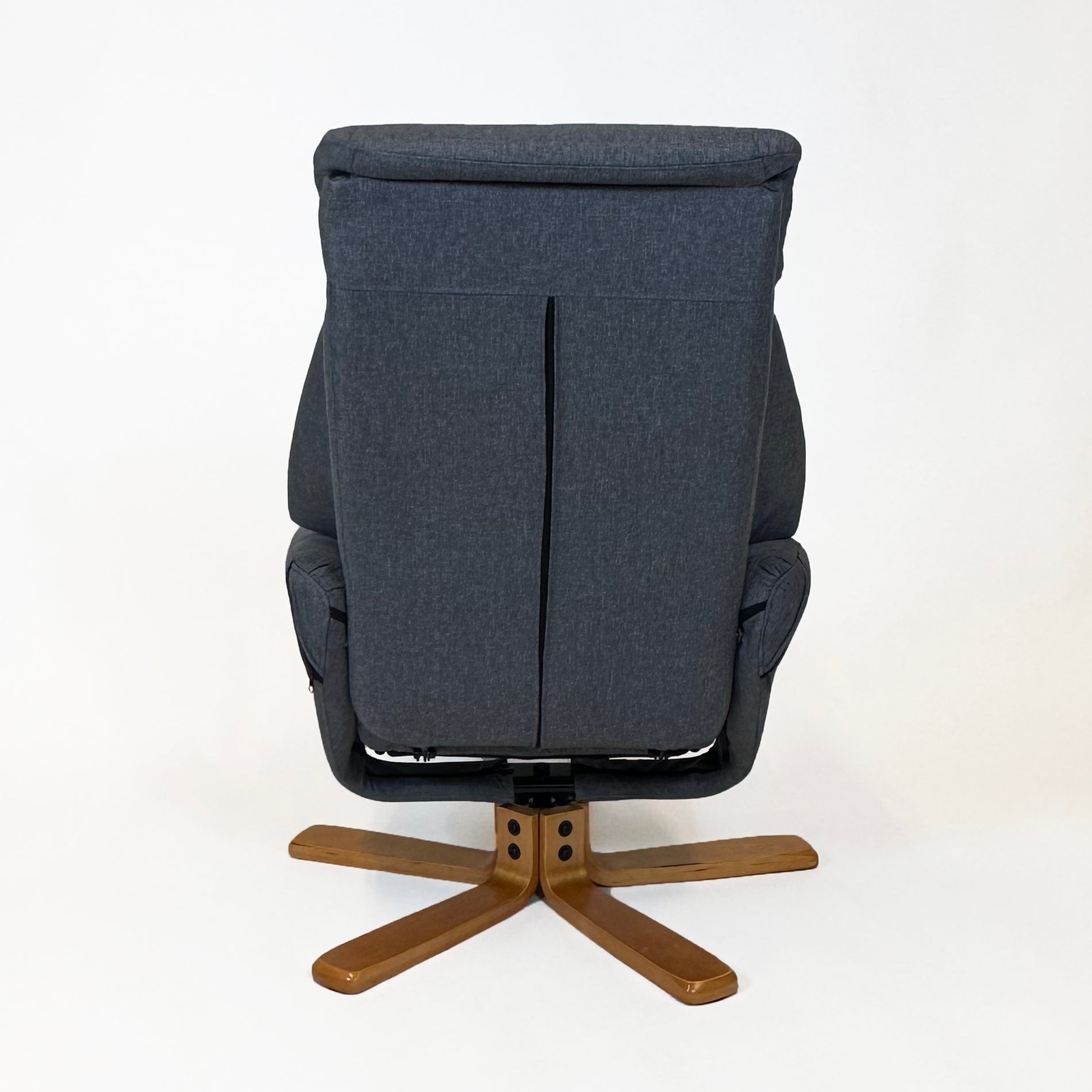 Florida Swivel Recliner & Footstool | Grey