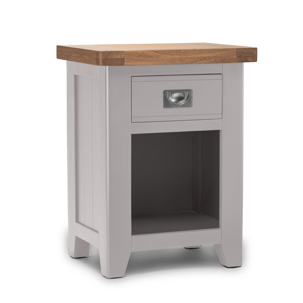 Gloucester Grey 1 Drawer Bedside Table