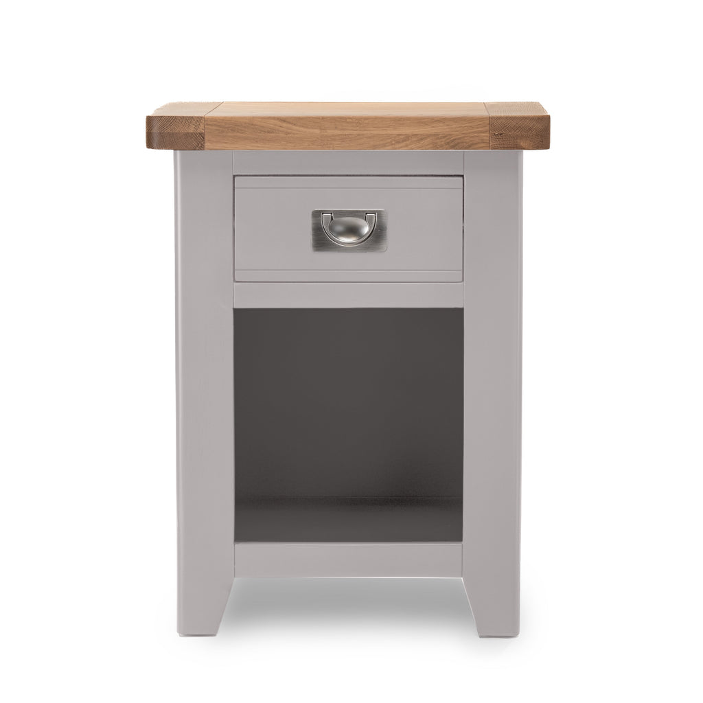 Gloucester Grey 1 Drawer Bedside Table